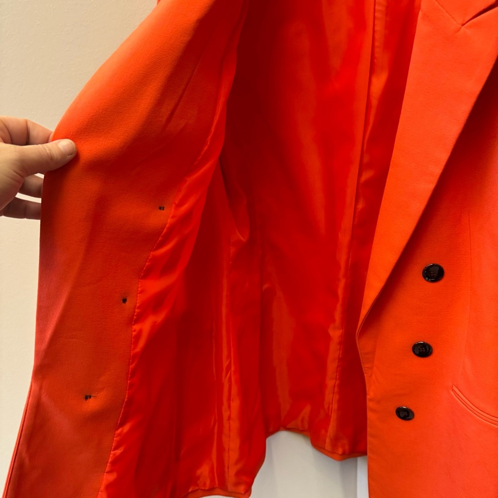 Orange women’s blazer - Picture 6 of 7